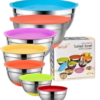 Set de Bowls de Aluminio con Tapa x 7