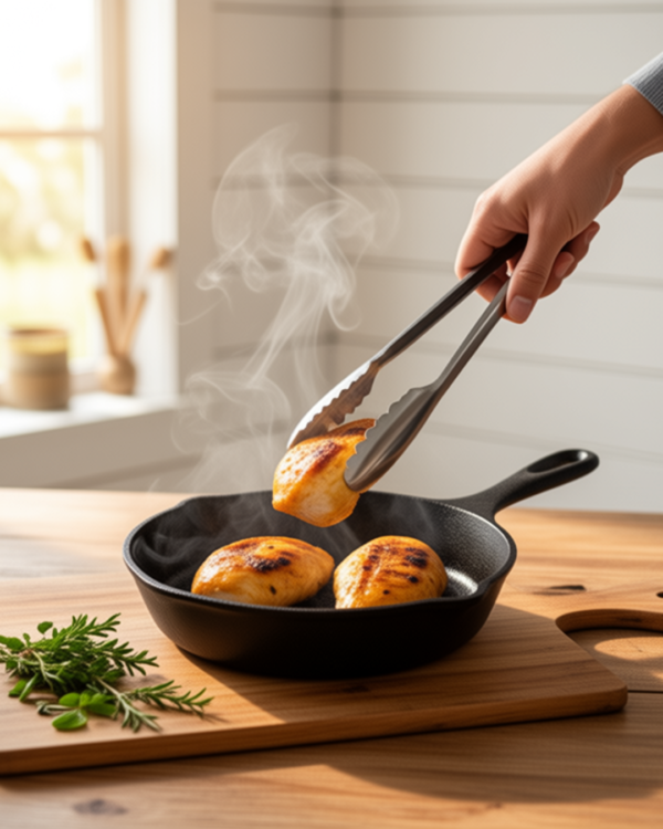 Pinzas de Cocina Pequeñas de Acero