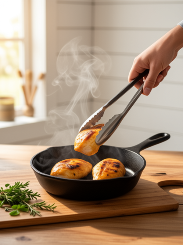 Pinzas de Cocina Pequeñas de Acero
