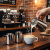 Jarras medidoras de acero para barista